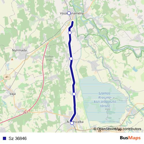 Sz 36846 rail Line Map