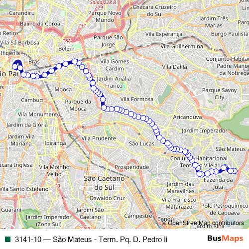 3141-10 bus Line Map
