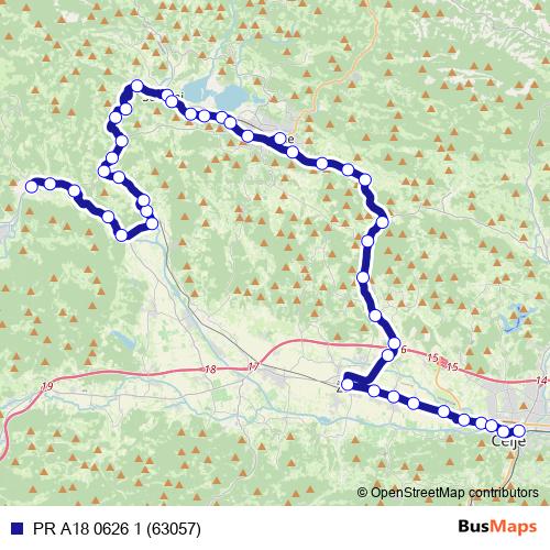 PR A18 0626 1 (63057) bus Line Map
