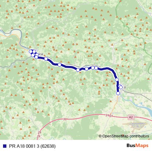PR A18 0081 3 (62638) bus Line Map