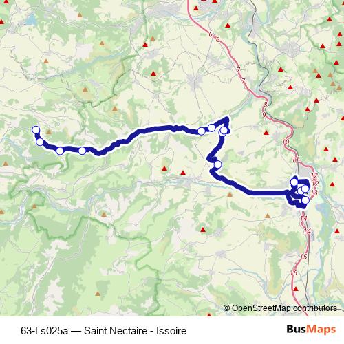 63-Ls025a bus Line Map