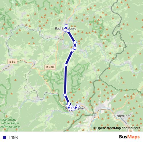 L193 bus Line Map