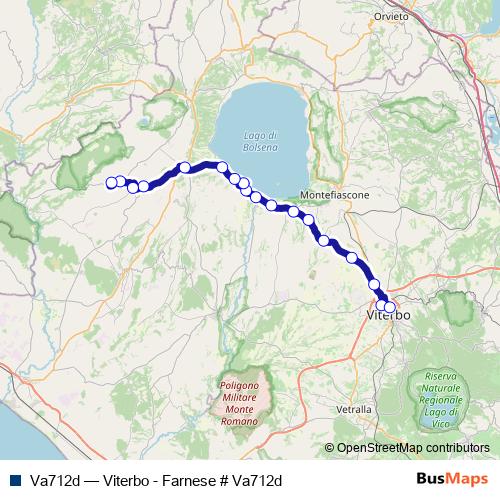 Va712d bus Line Map
