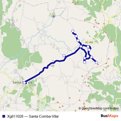 Xg811028 bus Line Map