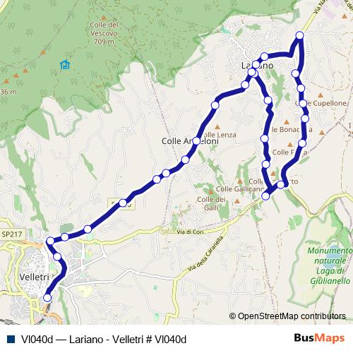 Vl040d bus Line Map