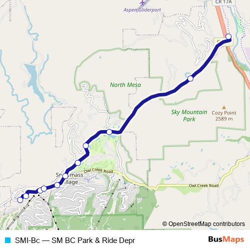 SMI-Bc bus Line Map
