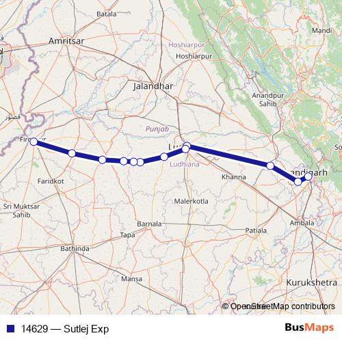 14629 rail Line Map