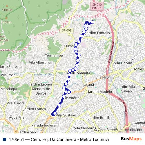 1705-51 bus Line Map