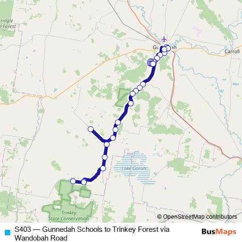 S403 bus Line Map