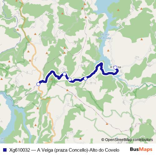 Xg610032 bus Line Map