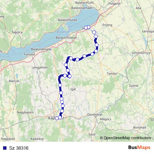 Sz 38316 rail Line Map