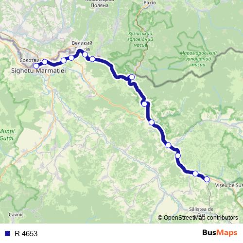 R 4653 rail Line Map