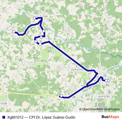 Xg681012 bus Line Map