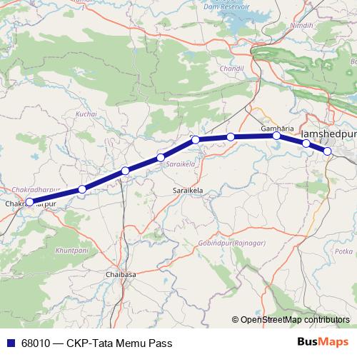 68010 rail Line Map