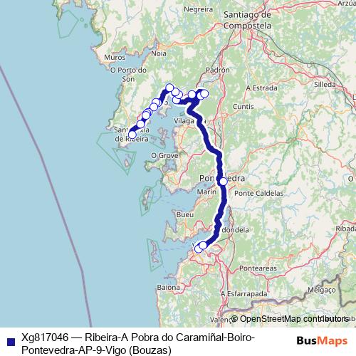 Xg817046 bus Line Map