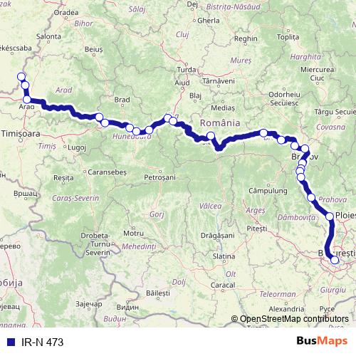 IR-N 473 rail Line Map