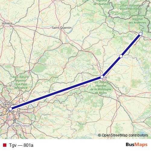 Tgv rail Line Map