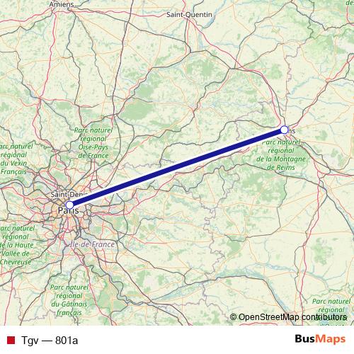Tgv rail Line Map
