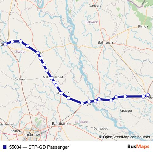 55034 rail Line Map