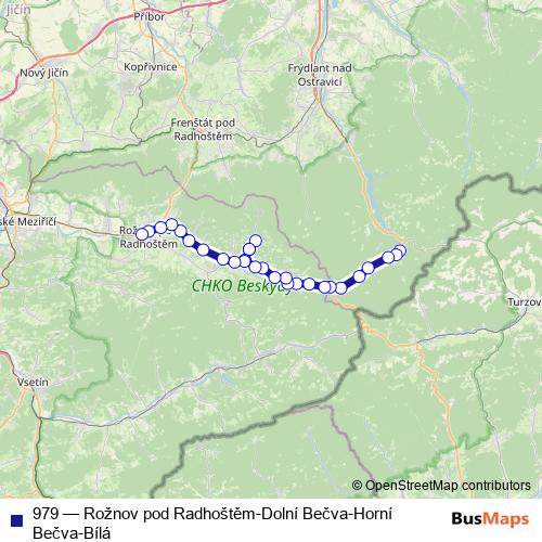 979 bus Line Map