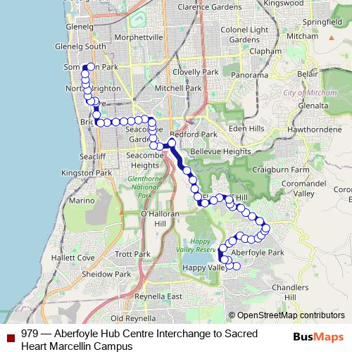 979 bus Line Map