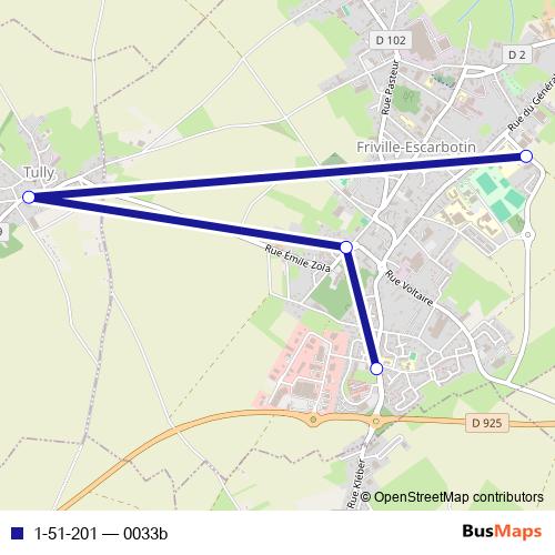 1-51-201 bus Line Map