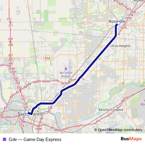 Gde bus Line Map