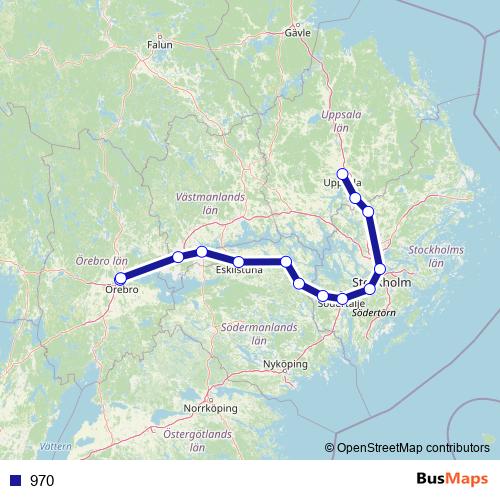 970 rail Line Map