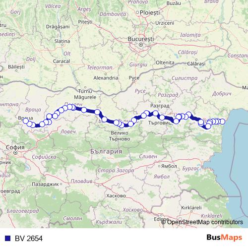 BV 2654 rail Line Map