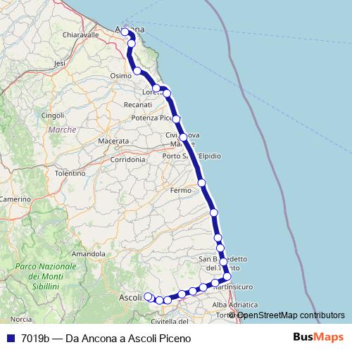 7019b rail Line Map