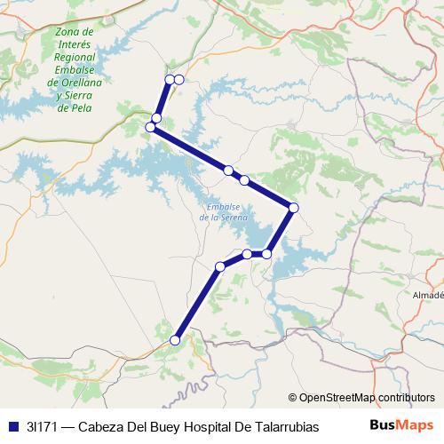 3l171 bus Line Map