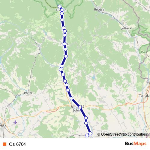 Os 6704 rail Line Map
