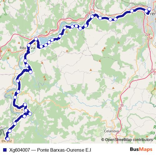 Xg604007 bus Line Map