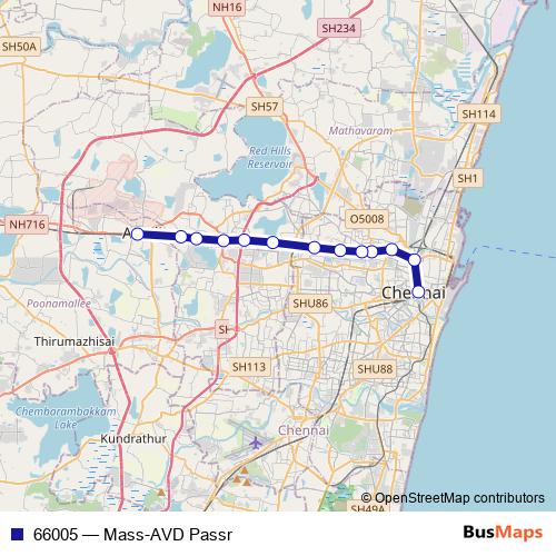 66005 rail Line Map
