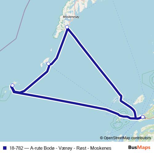 18-782 ferry Line Map