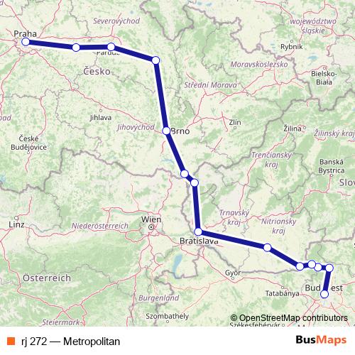 rj 272 rail Line Map