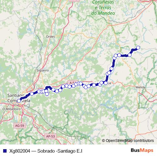 Xg802004 bus Line Map