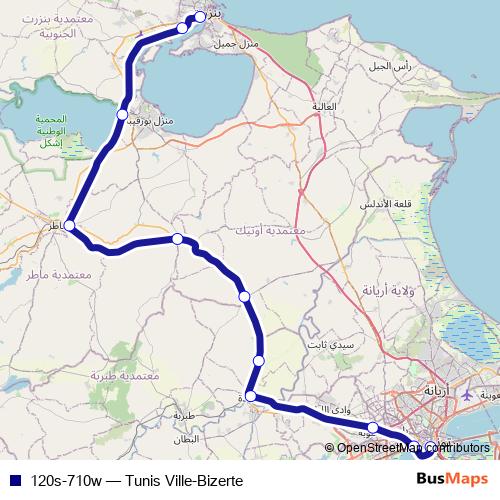 120s-710w rail Line Map