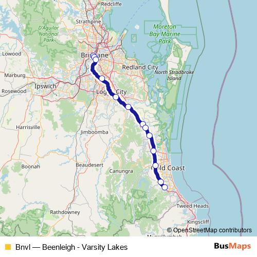 Bnvl rail Line Map