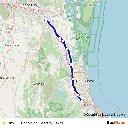 Bnvl rail Line Map