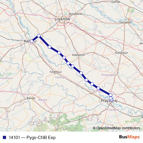 14101 rail Line Map