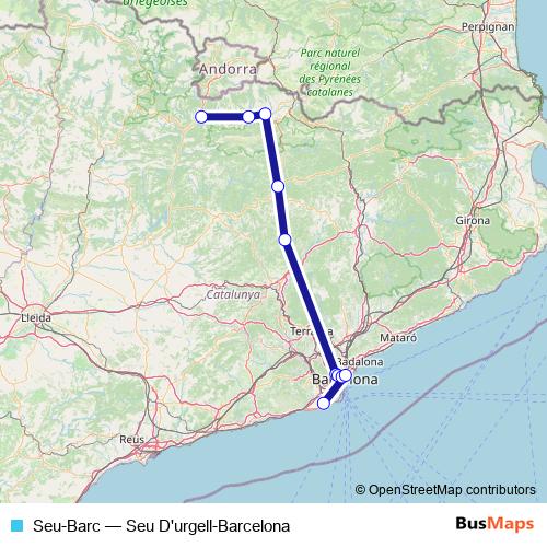 Seu-Barc bus Line Map