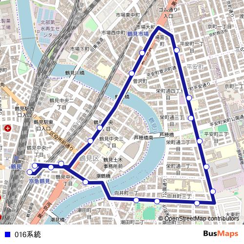 016계통 bus Line Map