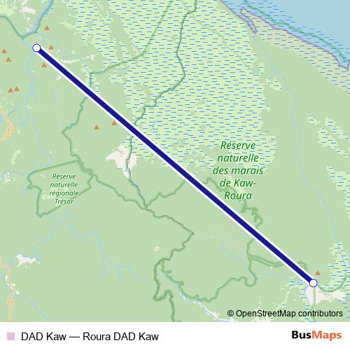 DAD Kaw bus Line Map