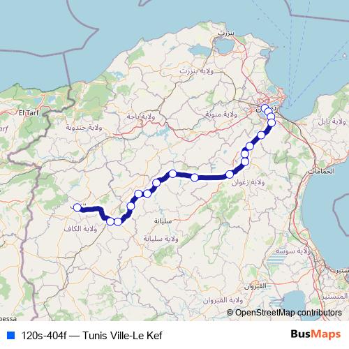 120s-404f rail Line Map