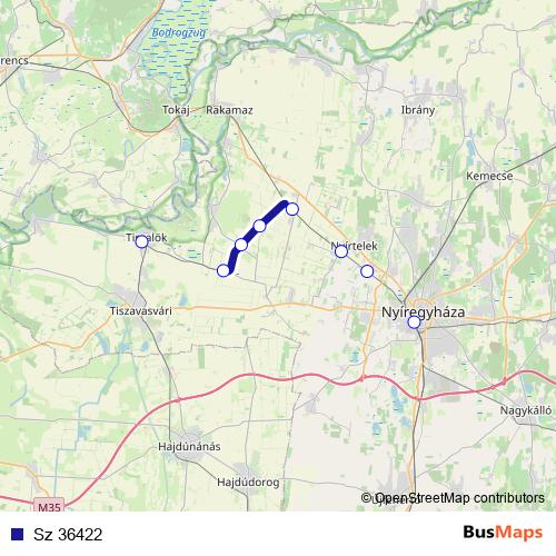 Sz 36422 rail Line Map