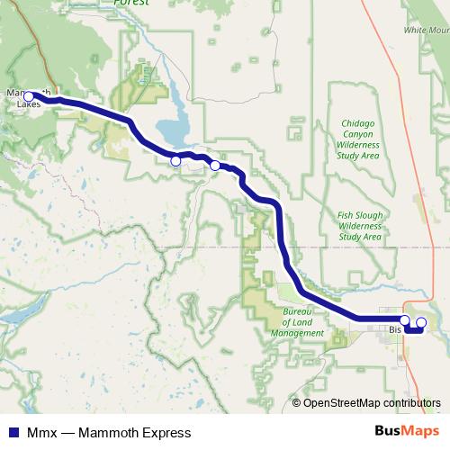 Mmx bus Line Map