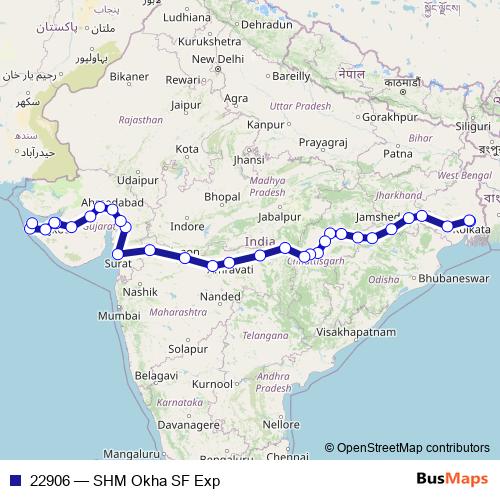 22906 rail Line Map