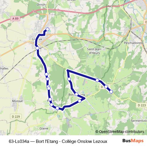 63-Ls034a bus Line Map