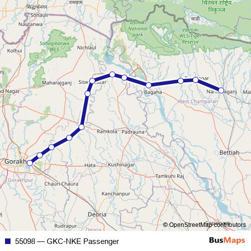 55098 rail Line Map